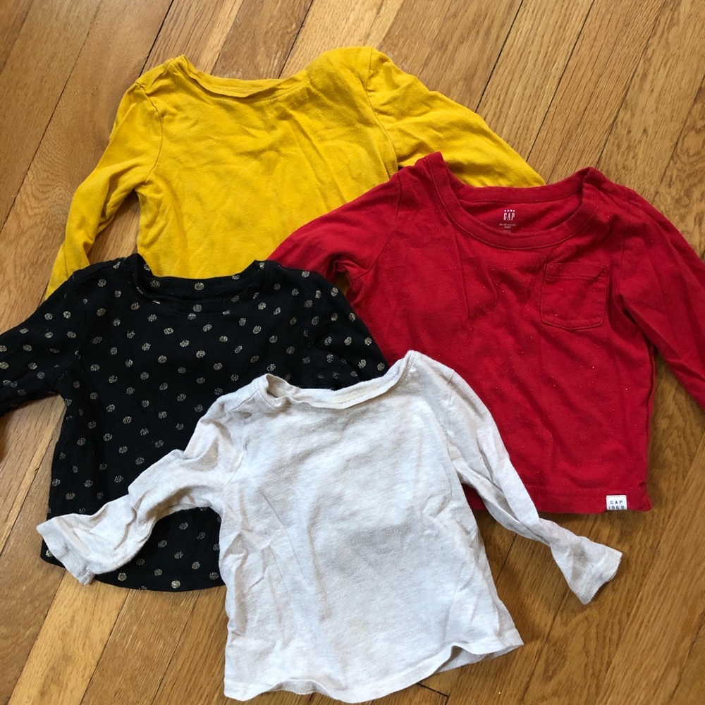 🌟Basic Toddler Girl Long Sleeve Gap & Old Navy
